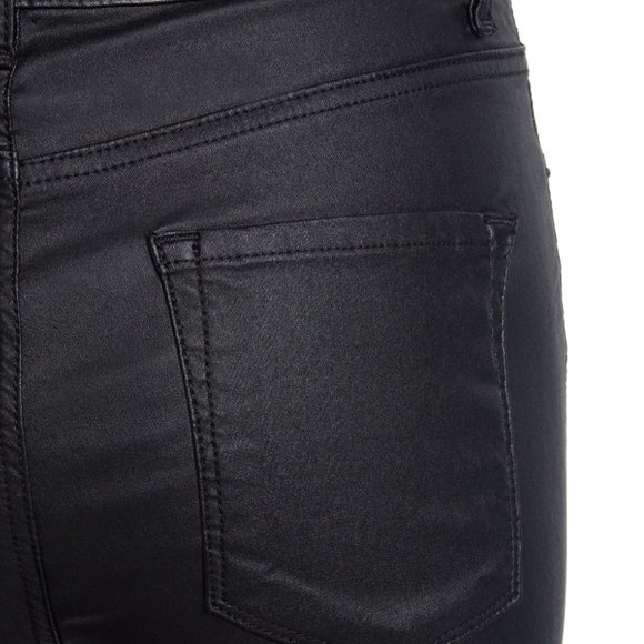 Ellie Coated High Waist Ankle Skinny Jeans - Picture 3 of 6